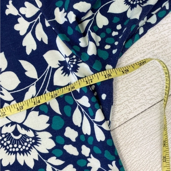 Draper James Blue Green White floral dress size M - Picture 9 of 12